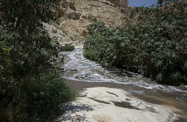 Stream Running Along the Valley Floor