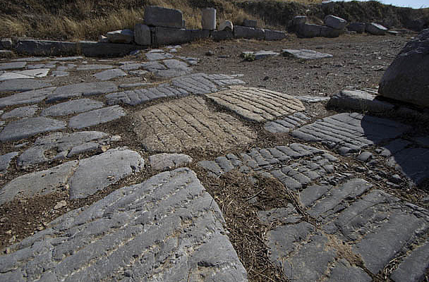 Striation of Roman Road