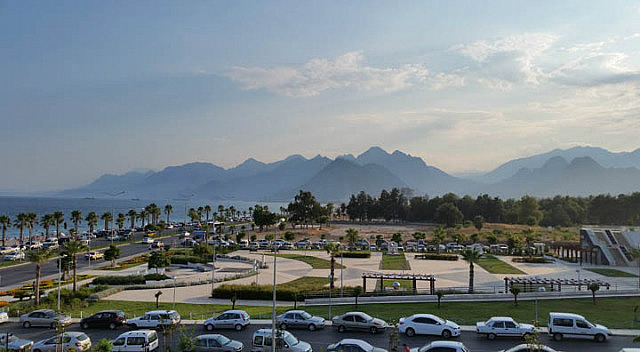 From Atop a Beach-Side Restaurant