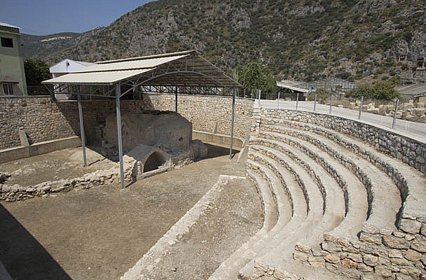 Brick Building with Seating Gallery