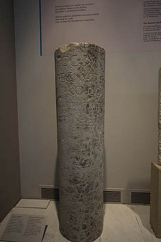 Mile Marker From the Via Egnatia