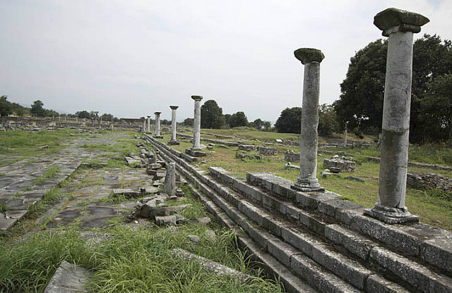 Columns Along South Side of Forum