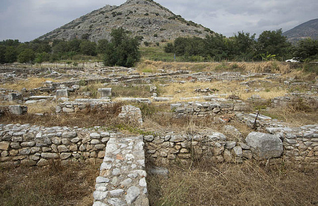 Residential Sector of Philippi With Acropolis