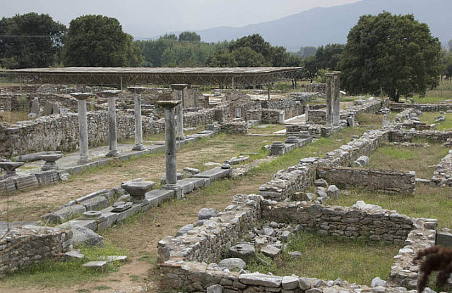 Street Proceeding Along East Side of Forum