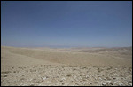 Overview of Dead Sea from Mt. in Judean Wilderness